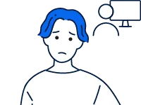 悩んでる人